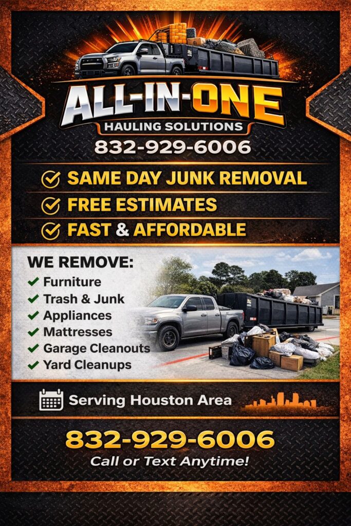 Hauling services vision & mission in Houston