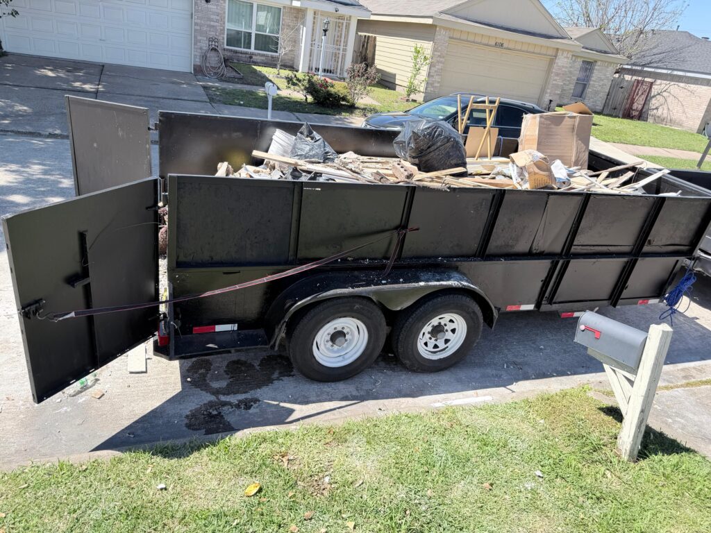 Hauling services junk removal in Houston